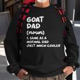 Goat Dad Definition Funny Sweatshirt Gifts for Old Men