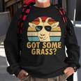 Goat Some Grass Funny Goat Farmer Sweatshirt Gifts for Old Men