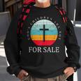 Gods Children Are Not For Sale Jesus Christian America Flag Sweatshirt Gifts for Old Men