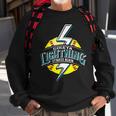 Goleta Lightning Strikes Again Softball Softball Funny Gifts Sweatshirt Gifts for Old Men