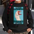 Goose Peace Was Never An Option Geese Videogame Animal Lover Sweatshirt Gifts for Old Men