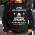 Government Congress Stupid Dumb Joke Idiot Pun Sweatshirt Gifts for Old Men