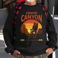 Grand Canyon National Park Rim Rim Retro Hiking Sweatshirt Gifts for Old Men