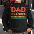 Grandkids Dad Grandpa Great Grandpa Just Keep Getting Better Sweatshirt Gifts for Old Men