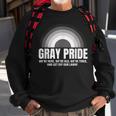 Gray Pride Were Here Were Old Were Tired Get Off Our Lawn Sweatshirt Gifts for Old Men