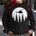 Great Helicopter Pilot Retro Gift Men Sweatshirt Gifts for Old Men