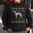 Greyhound Ugly Sweater Christmas Dog Lover Sweatshirt Gifts for Old Men
