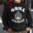 Grill Sergeant Bbq Barbecue Meat Lover Dad Boys Sweatshirt Gifts for Old Men