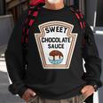 Group Condiments Halloween Costume Sweet Chocolate Sauce Sweatshirt Gifts for Old Men