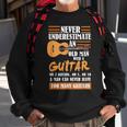 Guitar Dad Gift | Never Underestimate An Old Man With Guitar Gift For Mens Sweatshirt Gifts for Old Men