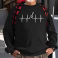 Guitar Heartbeat Instrument Gift Sweatshirt Gifts for Old Men