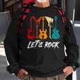 Guitarist Guitar Player Rock Music Lover Guitar Sweatshirt Gifts for Old Men