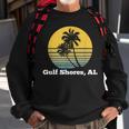 Gulf Shores Alabama Retro Vintage Palm Tree Beach Sweatshirt Gifts for Old Men