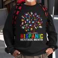Hand Flag Tree Root Latino National Hispanic Heritage Month Sweatshirt Gifts for Old Men