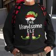 Handsome Elf Group Christmas Pajama Party Sweatshirt Gifts for Old Men