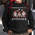 Hanging With Gnomies Christmas Gnomes Xmas Buffalo Plaid Red Sweatshirt Gifts for Old Men