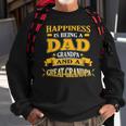 Happiness Is Being A Dad Grandpa And A Greatgrandpa Sweatshirt Gifts for Old Men