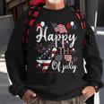 Happy Fourth Of July Patriotic American Us Flag 4Th Of July Patriotic Funny Gifts Sweatshirt Gifts for Old Men