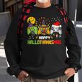 Happy Hallothanksmas Video Games Controller Halloween Xmas Sweatshirt Gifts for Old Men