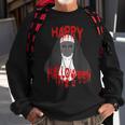 Happy Halloween Scary Nun Costume Cosplay Horror Gift Bloody Sweatshirt Gifts for Old Men
