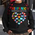 Happy National Hispanic Heritage Month All Countries Heart Sweatshirt Gifts for Old Men