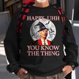 Happy Uh You Know The Thing Joe Biden Halloween Sweatshirt Gifts for Old Men