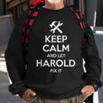 Harold Fix Quote Funny Birthday Personalized Name Gift Idea Sweatshirt Gifts for Old Men