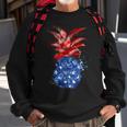 Hawaiian Pineapple American Flag 4Th Of July Patriotic Sweatshirt Gifts for Old Men