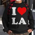I Heart La Souvenir I Love Los Angeles Sweatshirt Gifts for Old Men