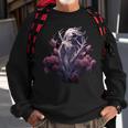 Hells Queen Rose Snake The Magical Gothic Skeleton Witch Sweatshirt Gifts for Old Men