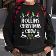 Hollins Name Gift Christmas Crew Hollins Sweatshirt Gifts for Old Men