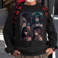 Horror Anime Girl Japanese Aesthetic Anime Otaku Japanese Sweatshirt Gifts for Old Men