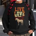 Horse Riding Rodeo Cowboy Cowgirl Western Ranch Wild West Sweatshirt Gifts for Old Men