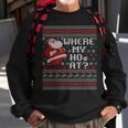 Where My Hos At Ugly Christmas Sweater Style Couples Sweatshirt Gifts for Old Men