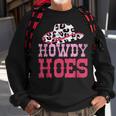 Howdy Hoes Pink Rodeo Western Country Southern Cute Cowgirl Sweatshirt Gifts for Old Men