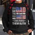 I Have Two Titles Dad And Bonus Dad Flag Clothes Fathers Day Gift For Mens Sweatshirt Gifts for Old Men