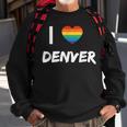 I Love Denver Gay Pride Lbgt Sweatshirt Gifts for Old Men
