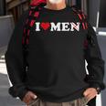 I Love Men Without The N | I Love Men With N Crossed Out Sweatshirt Gifts for Old Men