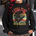 I Still Play With Blocks Retro Vintage Car Mechanic Gift Mechanic Funny Gifts Funny Gifts Sweatshirt Gifts for Old Men