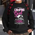 Im A Camping Girl Funny Cool Pink Tent Camper Gift For Womens Sweatshirt Gifts for Old Men