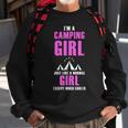 Im A Cool Camping Girl Funny Women Hiking Hunting Sweatshirt Gifts for Old Men