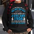 Im A Grumpy Old Man I Was Born In January 1956 Birthday Sweatshirt Gifts for Old Men