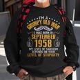 Im A Grumpy Old Man I Was Born In September 1958 Birthday Sweatshirt Gifts for Old Men