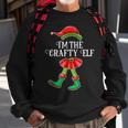 I'm The Crafty Elf Christmas Matching Family Group Sweatshirt Gifts for Old Men
