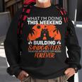 What I'm Doing This Weekend Building Sandcastle Builder Sweatshirt Gifts for Old Men