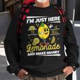 Im Just Here To Sell Lemonade Stand Boss Funny Lemon Juice Sweatshirt Gifts for Old Men