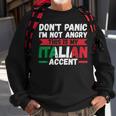 Im Not Angry This Is My Italian Accent Italy Sweatshirt Gifts for Old Men