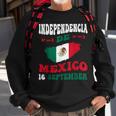 Independencia De Mexico Flag Pride Mexican Independence Day Sweatshirt Gifts for Old Men