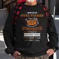 Inked Office Manager Big Cup Of Awesome Sassy Classy Crazy Sweatshirt Gifts for Old Men