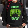 International Dot Day Video Game Lover Boys Polka Dot Gamer Sweatshirt Gifts for Old Men